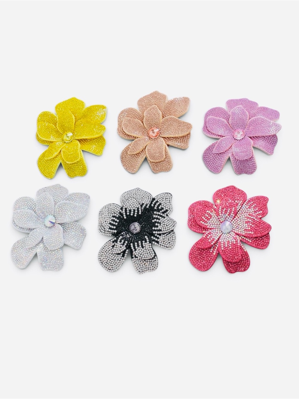 🌸 Winner's choice CAMELLIA RHINESTONE FLOWER 3.7 Inches